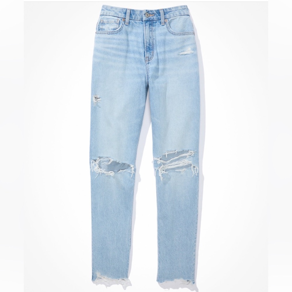 American Eagle Curvy Strigid Mom Jeans
